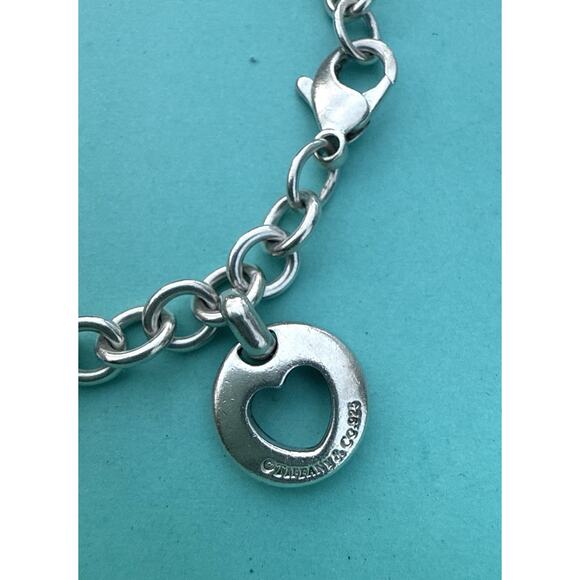 Tiffany & Co. Silver Sun Moon Star Heart Horseshoe Charm Bracelet XXL 9.5” RARE - Picture 5 of 9